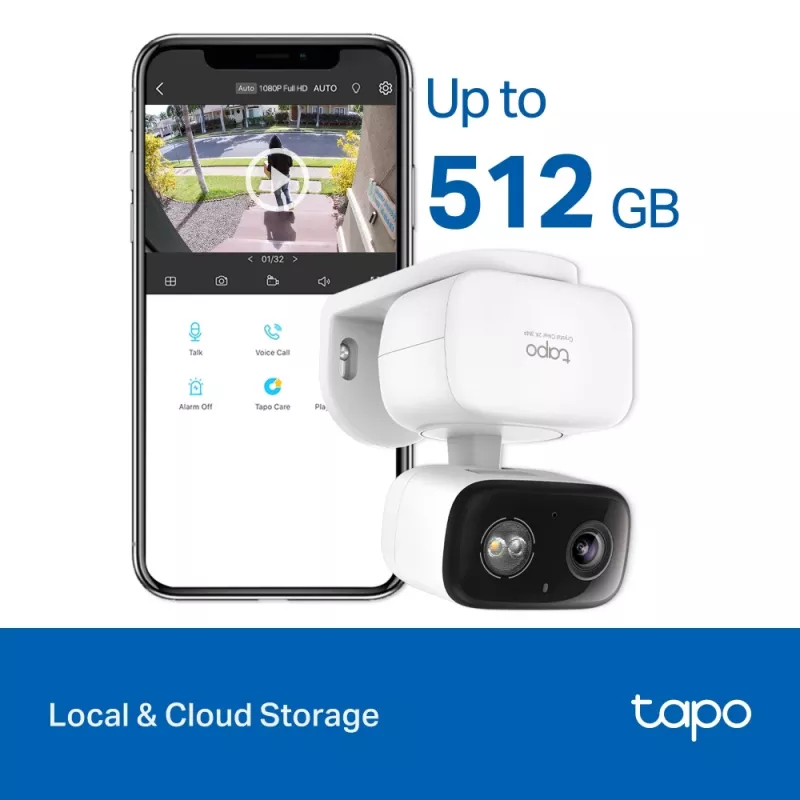 TP-Link Tapo C216 Box IP apsaugos kamera Vidaus 2304 x 1296 pikseliai Lubos/Siena/Stalas