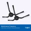 TP-Link Tapo Robot Vacuum Replacement Kit, priedų rinkinys, Robotas dulkių siurblys, Juoda, Balta, Tapo RV30 Max Plus, Tapo RV30 Max, Tapo RV20 Max Plus, Tapo RV20 Max, Pakabinama dėžutė, 183 mm