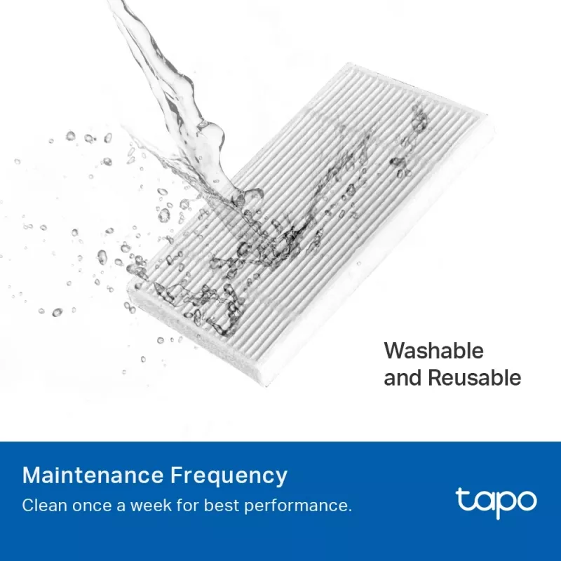 TP-Link Tapo Robot Vacuum Replacement Kit, priedų rinkinys, Robotas dulkių siurblys, Juoda, Balta, Tapo RV30 Max Plus, Tapo RV30 Max, Tapo RV20 Max Plus, Tapo RV20 Max, Pakabinama dėžutė, 183 mm