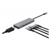 USB Type-C šakotuvas TRUST 26062 — HDMI + USB 3.2 Gen 1 Type-A & Type-C, pilka, 5 prievadai