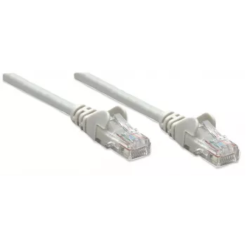 Intellinet tinklo kabelis, Cat5e, 20 m, pilkas, CCA, U/UTP, PVC, RJ45, paauksuoti kontaktai, besipainiojanti apsauga, su apsauginiu gaubteliu, garantija visam tarnavimo laikui