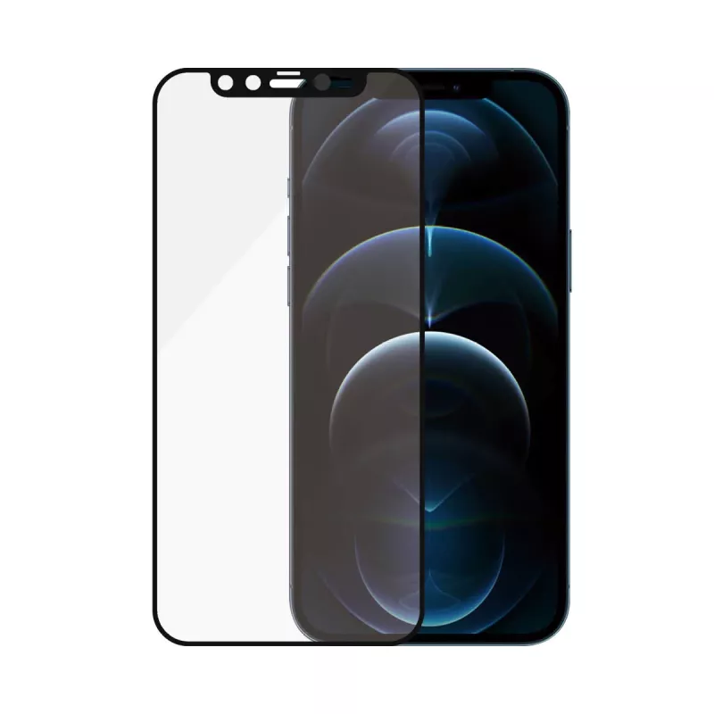 PanzerGlass ® CamSlider® Ekrano Apsauga iPhone 12 Pro Max | Nuo Krašto Iki Krašto