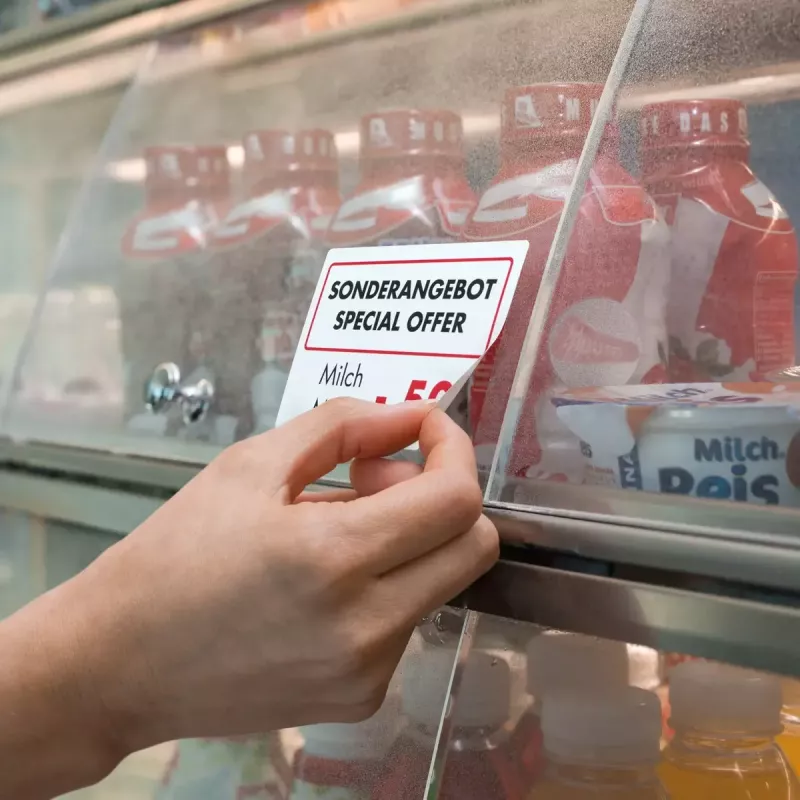 Lipnios etiketės HERMA 4573 Nuimamos Baltos 480 vnt.