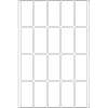 Universalių etikečių HERMA 10609 19x40 mm baltos nuimamos popierinės 640 vnt.