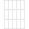 Daugiafunkciai lipdukai HERMA 10610 20x50 mm balti Movables/nuimami popieriniai matiniai