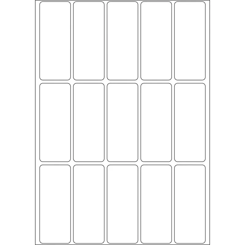 Daugiafunkciai lipdukai HERMA 10610 20x50 mm balti Movables/nuimami popieriniai matiniai