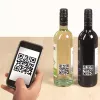 QR kodų etiketės HERMA 9642, A4, 40x40 mm, baltos, kvadratinės, popierinės