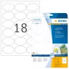 Lipnios etiketės HERMA Nuimamos A4 63,5x42,3 mm 450 vnt.