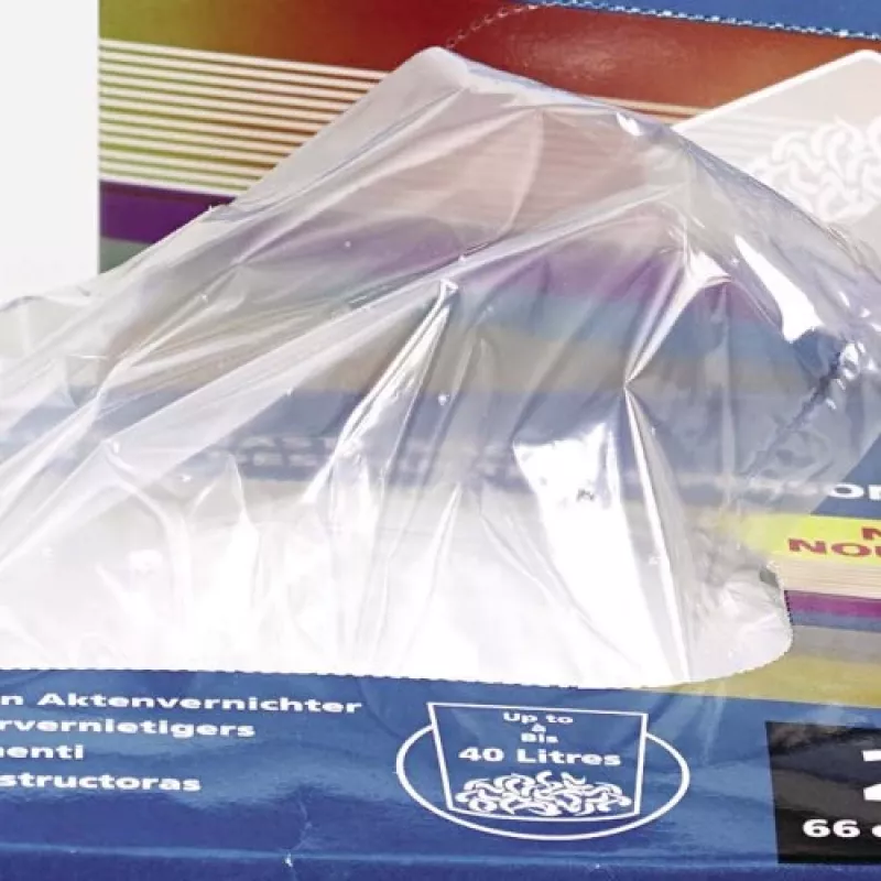 Rexel plastikiniai atliekų maišai plačiaangiams smulkintuvams 175L (100 vnt. pakuotėje)