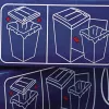 Rexel plastikiniai atliekų maišai plačiaangiams smulkintuvams 175L (100 vnt. pakuotėje)