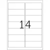 Adresų etiketės Premium HERMA A4 99,1x38,1 mm 140 vnt.