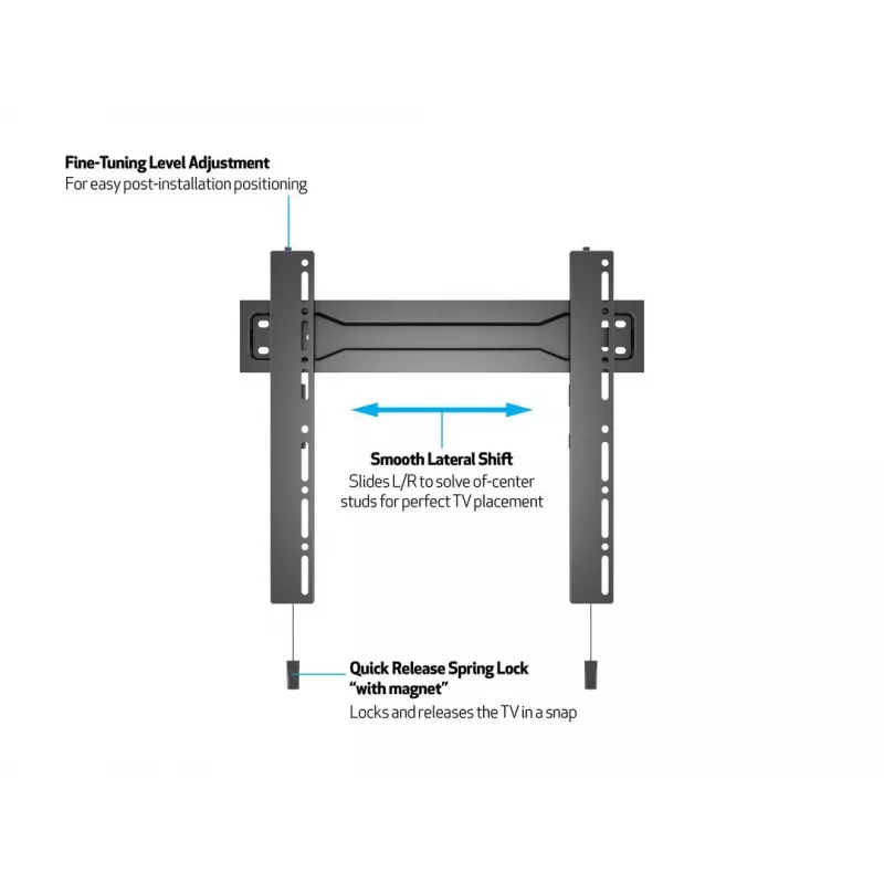 Multibrackets M VESA Wallmount Super plonas Fixed 400 MAX
