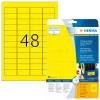 Lipnios spausdintuvo etiketės HERMA Labels signalinės atsparios A4 45,7x21,2 mm