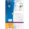 Lipnios spausdintuvo etiketės HERMA CD etiketės Maxi A4 Ø 116 mm