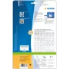 savaime limpančios spausdintuvo etiketės HERMA Labels Premium A4, 210x297 mm, baltas popierius, matinis, 10 vnt.