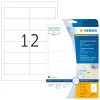 Lipnios spausdintuvo etiketės HERMA Labels skaidrios matinės A4 97x42,3 mm plėvelė 300 vnt.
