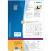 Lipnios spausdintuvo etiketės HERMA CD etiketės Maxi A4 Ø 116 mm