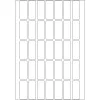 Universalių etikečių HERMA 1120 vnt. 12x30 mm baltas popierius matinis