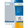 Lipnios etiketės HERMA vardinės lentelės etiketės A4 105x148 mm sidabrinės itin stiprus sukibimas matinė plėvelė 100 vnt.