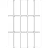 Universalios etiketės HERMA 20x50 mm baltos popierinės matinės rankiniam užrašymui 480 vnt.