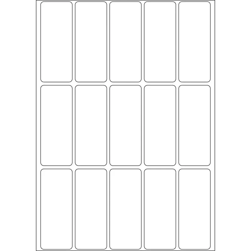 Universalios etiketės HERMA 20x50 mm baltos popierinės matinės rankiniam užrašymui 480 vnt.