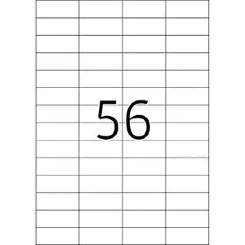 Nuimamos etiketės HERMA A4 52,5x21,2 mm baltos 1400 vnt.