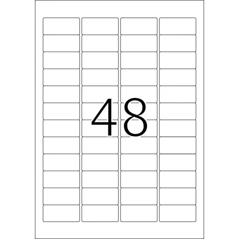 Lipnios spausdintuvo etiketės HERMA Labels A4 45,7x21,2 mm