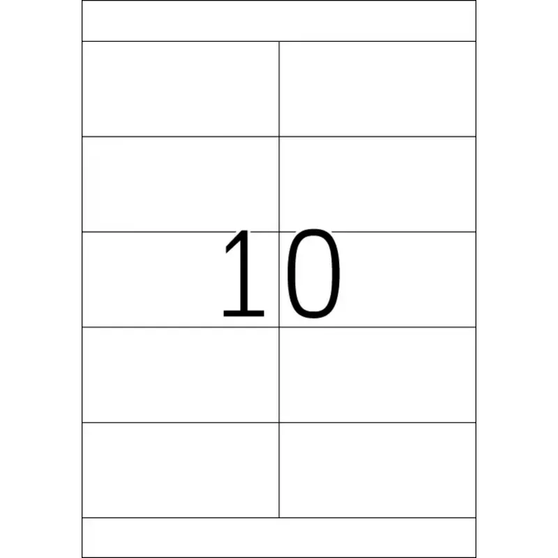 Lipnios spausdintuvo etiketės HERMA Labels Premium A4 105x50,8 mm