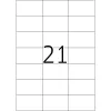 Lipnus spausdintuvo etiketė HERMA Labels A4 70x42,3 mm