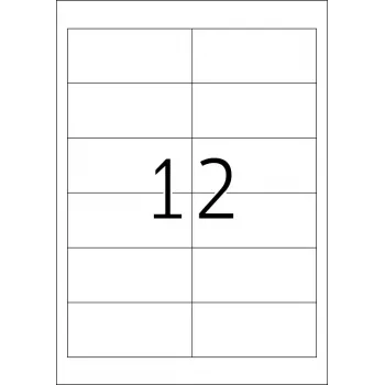 Lipnūs spausdintuvo lipdukai HERMA Labels Premium A4 97x42,3 mm