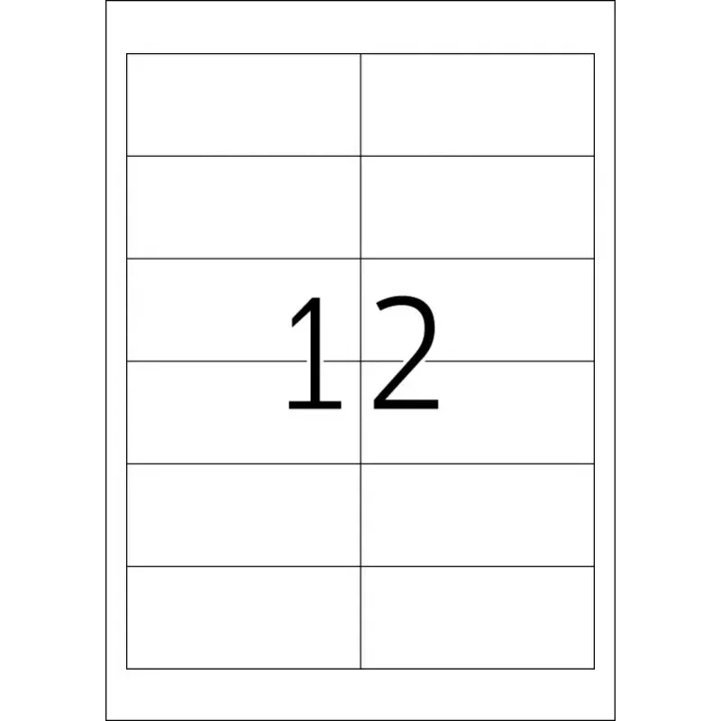 Lipnūs spausdintuvo lipdukai HERMA Labels Premium A4 97x42,3 mm