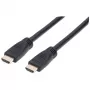 Manhattan HDMI 4K@60Hz kabelis su eternetu – CL3 reitingas, 8 m, tinkamas montavimui sienoje, visiems 4K ir 1080p/HD poreikiams – atnaujinant dabar ar pasiruošus ateičiai, kištukas–kištukas, juodas, Ultra HD 4k x 2k, garantija visam laikui, „Premium High Speed“
