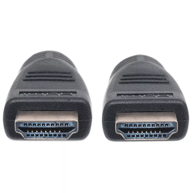 Manhattan HDMI 4K@60Hz kabelis su eternetu – CL3 reitingas, 8 m, tinkamas montavimui sienoje, visiems 4K ir 1080p/HD poreikiams – atnaujinant dabar ar pasiruošus ateičiai, kištukas–kištukas, juodas, Ultra HD 4k x 2k, garantija visam laikui, „Premium High Speed“