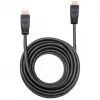 Manhattan HDMI 4K@60Hz kabelis su eternetu – CL3 reitingas, 8 m, tinkamas montavimui sienoje, visiems 4K ir 1080p/HD poreikiams – atnaujinant dabar ar pasiruošus ateičiai, kištukas–kištukas, juodas, Ultra HD 4k x 2k, garantija visam laikui, „Premium High Speed“