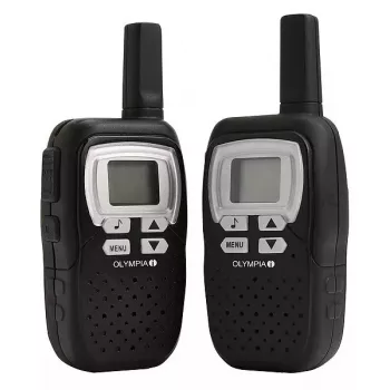 Dvipusis radijas Olympia PMR 1208 8 kanalų 446 MHz juodas
