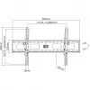 Manhattan sieninis laikiklis televizoriams ir monitoriams (pasukamas), 37–75 colių ekranams, VESA suderinamumas: visi nuo 200x200 mm iki 800x400 mm – patikrinkite keturių tvirtinimo angų matmenis ekrano gale, kad užtikrintumėte tinkamumą, maks. 75 kg, juodas, laikiklis