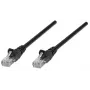 “Intellinet” tinklo kabelis, Cat6, 15 m, juodas, CCA, U/UTP, PVC, RJ45, auksuoti kontaktai, neužsikabinantis, su apsauginiu gaubteliu, viso gyvenimo garantija