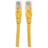 Intellinet tinklo komutacinis kabelis, Cat6, 3 m, geltonas, CCA, U/UTP, PVC, RJ45, paauksuoti kontaktai, neužsikabinanti, su apsauginiu gaubteliu, garantija visam laikui