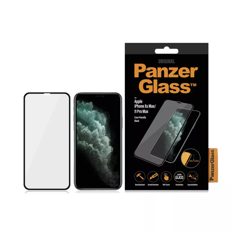 PanzerGlass ® Apsauginis ekrano stiklas iPhone 11 Pro Max | Xs Max | Nuo krašto iki krašto