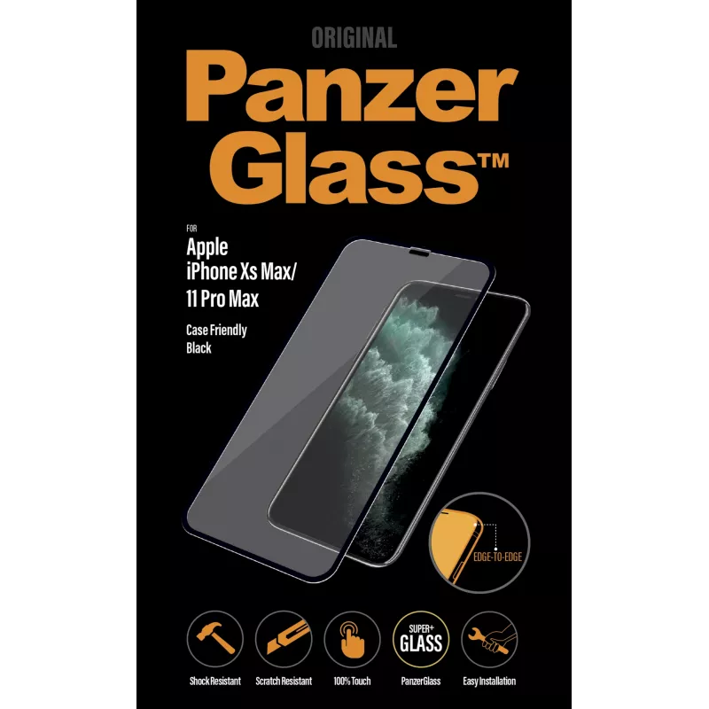 PanzerGlass ® Apsauginis ekrano stiklas iPhone 11 Pro Max | Xs Max | Nuo krašto iki krašto