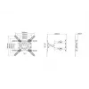 Multibrackets M VESA Flexarm M Full Motion Single 20 kg 32-55 colių