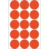 Daugiafunkcės etiketės HERMA 480 vnt. apvalios raudonos 32 mm