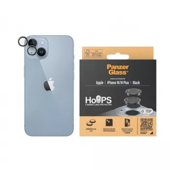 PanzerGlass ® Hoops® Fotoaparato objektyvo apsauga juoda iPhone 14 | 14 Plus