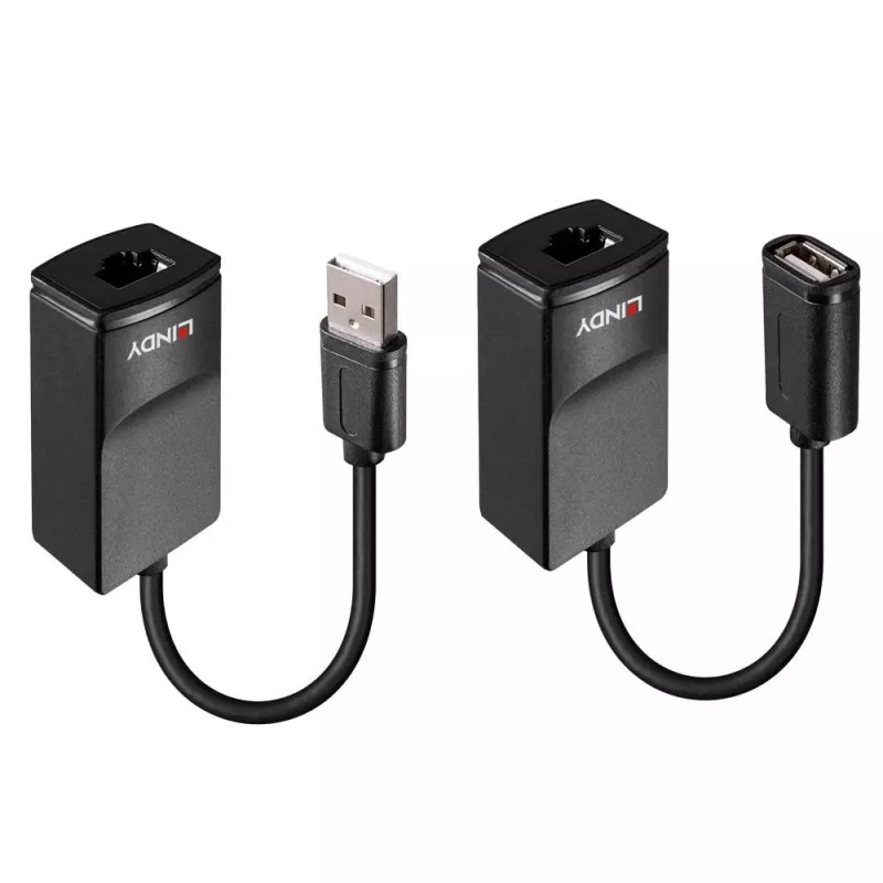 “Lindy” 60 m USB 1.1 Cat.6 prailgintuvas Basic, tinklo siųstuvas-imtuvas