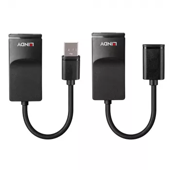 “Lindy” 60 m USB 1.1 Cat.6 prailgintuvas Basic, tinklo siųstuvas-imtuvas