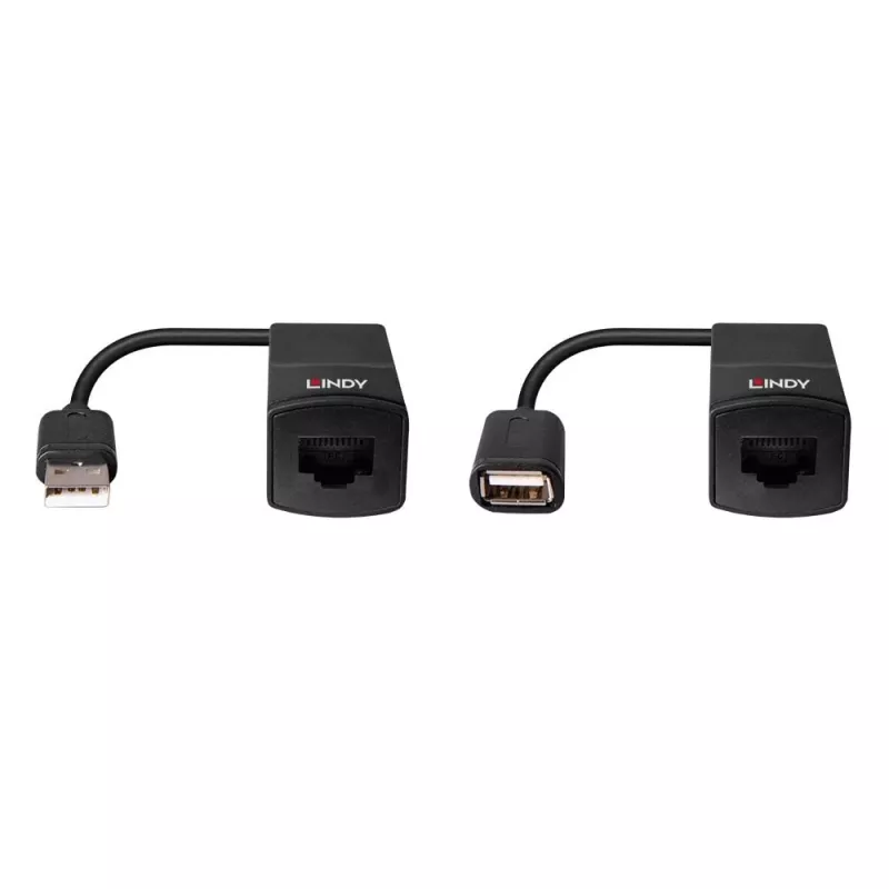 “Lindy” 60 m USB 1.1 Cat.6 prailgintuvas Basic, tinklo siųstuvas-imtuvas