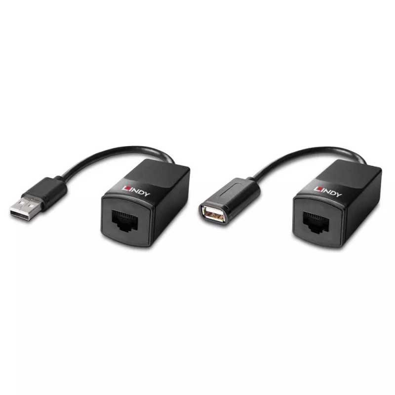 “Lindy” 60 m USB 1.1 Cat.6 prailgintuvas Basic, tinklo siųstuvas-imtuvas