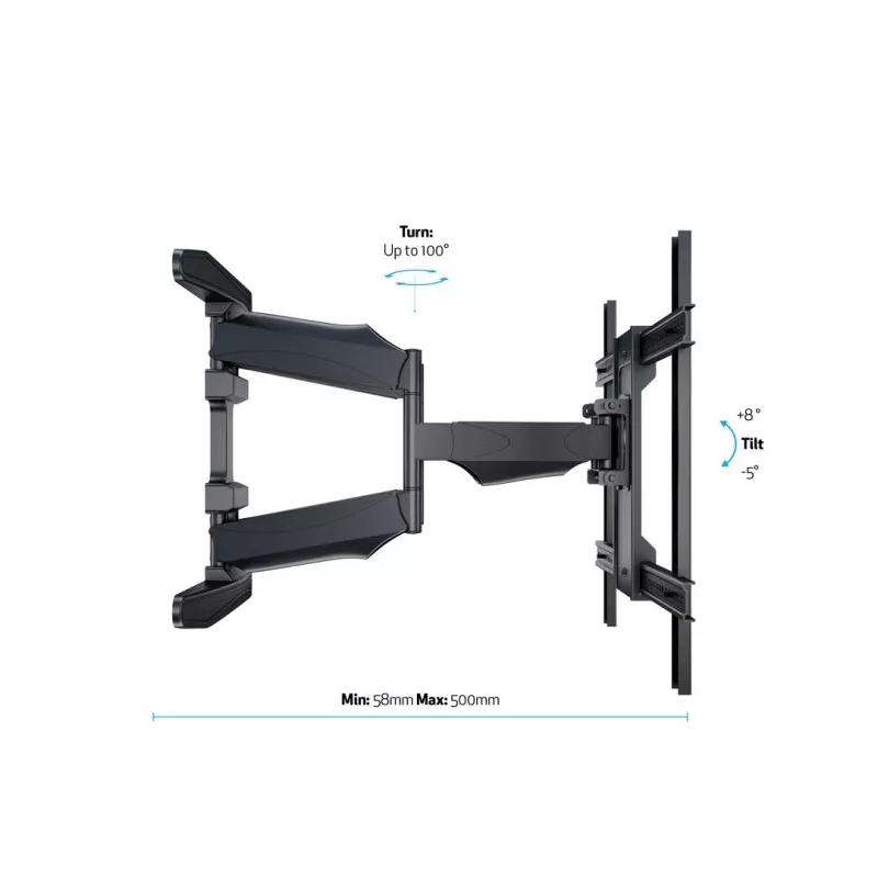 Full Motion Dual Monitor Mount Multibrackets M VESA Flexarm XL
