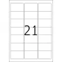 Keičiamos padėties adresų etiketės HERMA 63,5x38,1 mm 2100 vnt.
