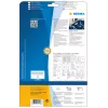 Lipni spausdintuvo etiketė HERMA 5116 A4 49x10 mm 1500 vnt.